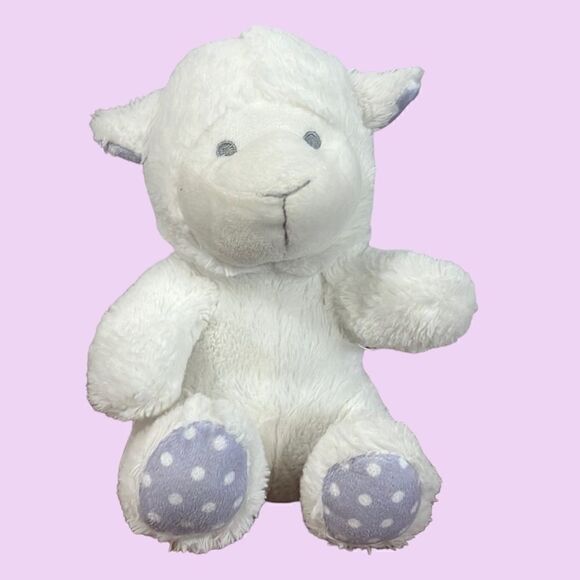 Lila & Jack 8” Lamb Sheep Plush Stuffed Animal - Picture 1 of 6
